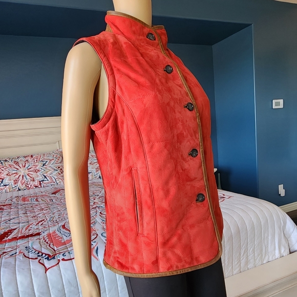 LONE PINE LEATHER VEST SZ M - Picture 11 of 15